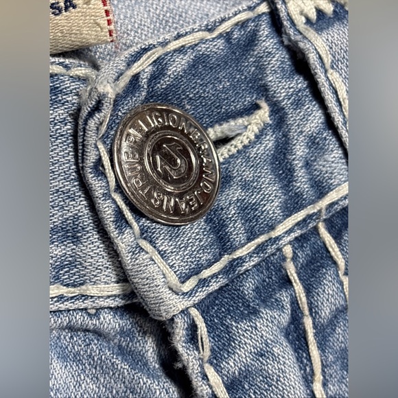 HOT AUTHENTIC USA Men's TRUE RELIGION 859 RICKY SUPER T STRAIGHT Jeans 34 - Picture 8 of 16